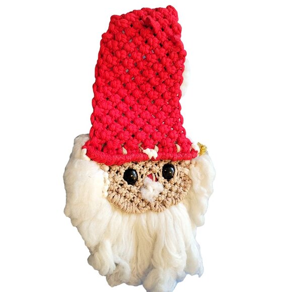 Handmade Crochet Santa Claus Christmas Hanging Decoration vl1007 - Picture 6 of 6